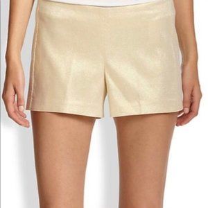 Lilly Pulitzer Gold Liza Shorts